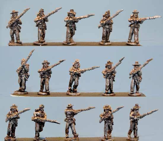 Confederate Infantry with Backpacks